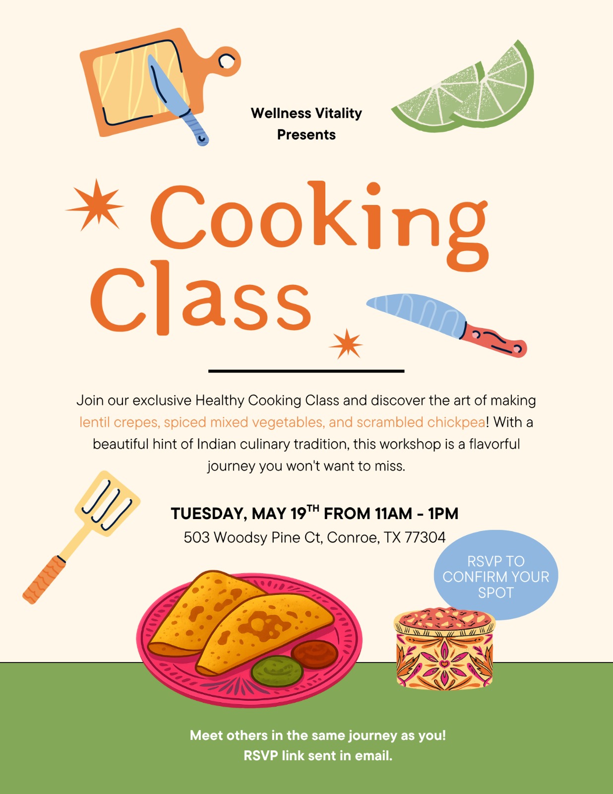 Healthy Cooking Class